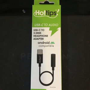 Hottips USB C to 3.5mm Headphone Audio Adapter Android Compatible‎